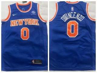 New York Knicks #0 Donte DiVincenzo Jersey Blue