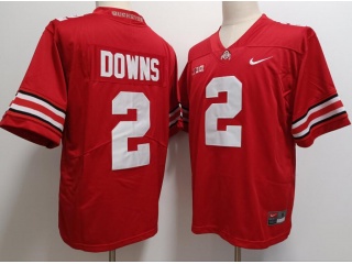 Ohio State Buckeyes #2 Caleb Downs Limited Jersey Red