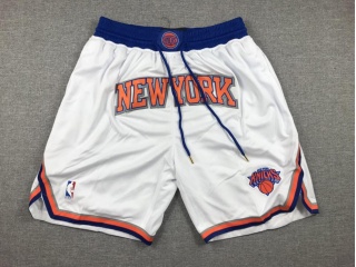 New York Knicks Throwback Short White