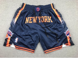 New York Knicks Throwback Short Navy Blue