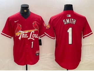 St. Louis Cardinals #1 Ozzie Smith 2024 City Connect Limited Player Jersey Red