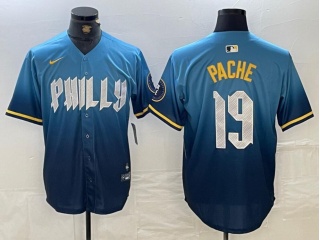 Philadelphia Phillies #19 Cristian Pache 2024 City Cool Base Jersey Blue