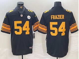 Pittsburgh Steelers #54 Zach Frazier Color Rush Limited Jersey Black