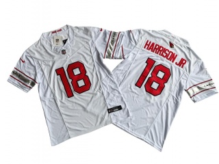 Atlanta Falcons #18 Marvin Harrison Jr Vapor F.U.S.E. Limited Jersey White