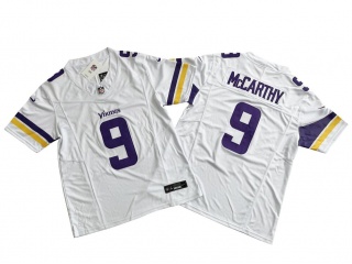 Minnesota Vikings #9 J.J. McCarthy Limited Jersey White