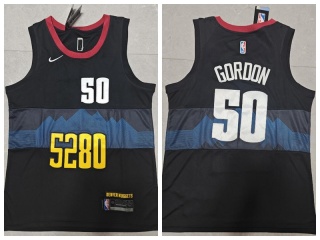 Denver Nuggets #50 Aaron Gordon 2024 City Jersey Black