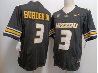 Missouri Tigers #3 Luther Burden III Jersey Black