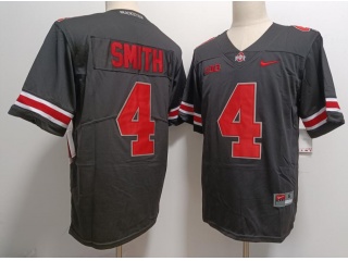 Ohio State Buckeyes #4 Jeremiah Smith Limited Jersey Black