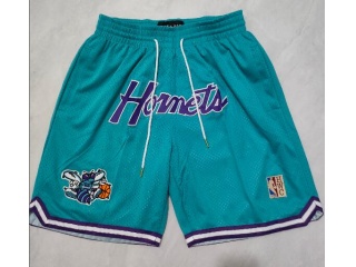 Charlotte Hornets Throwback Shorts Teal