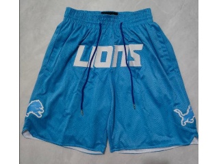 Detroit Lions Throwback Short Blue