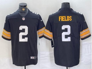 Pittsburgh Steelers #2 Justin Fields New Style Limited Jersey Black