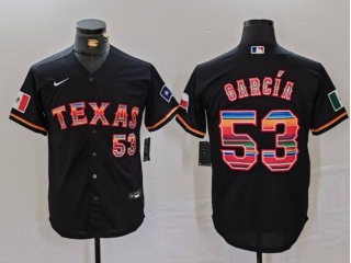 Texas Rangers #53 Adolis García Mexico Limited Players Jersey Black
