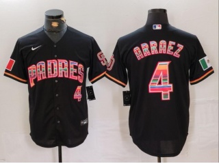 San Diego Padres #4 Luis Arraez Mexico Limited Players Jersey Black