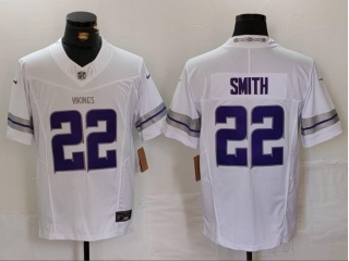 Minnesota Vikings #22 Harrison Smith Vapor F.U.S.E Limited Jersey White