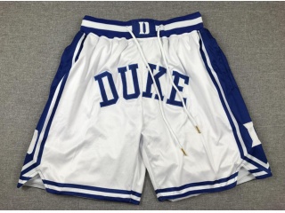 Duke Blue Devils Throwback Short White