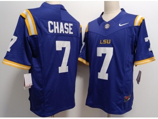 LSU Tigers #7 Ja'Marr Chase Limited Jersey Purple