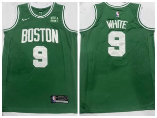 Boston Celtics #9 Derrick White Jersey Green