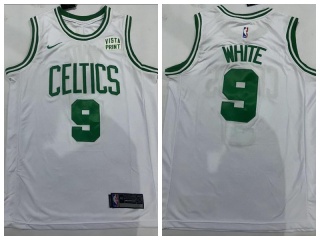 Boston Celtics #9 Derrick White Jersey White