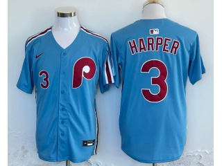 Philadelphia Phillies #3 Bryce Harper Limited Players Jersey Blue