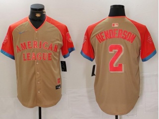 Baltimore Orioles #2 Gunnar Henderson 2024 MLB All-Star Game Limited Player Jersey Cream