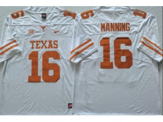 Texas Longhorns #16 Arch Manning Limited Jersey White
