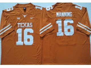 Texas Longhorns #16 Arch Manning Limited Jersey Orange