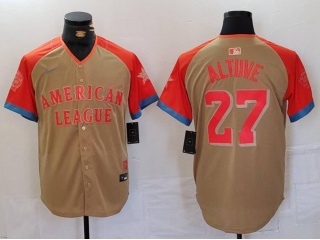 Houston Astros #27 Jose Altuve 2024 MLB All-Star Game Limited Player Jersey Cream