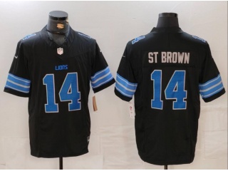 Detroit Lions #14 Amon-Ra St. Brown Vapor F.U.S.E. Limited Jersey Legacy Black