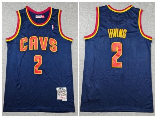Cleveland Cavaliers #2 Kyrie Irving Throwback Jersey Blue 