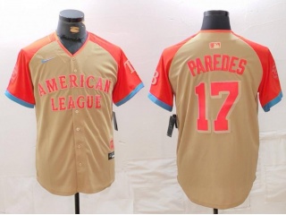 Tampa Bay Rays #17 Isaac Paredes 2024 MLB All-Star Game Limited Player Jersey Cream