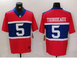 New York Giants #5 Kayvon Thibodeaux Vapor F.U.S.E. Limited Jersey Century Red