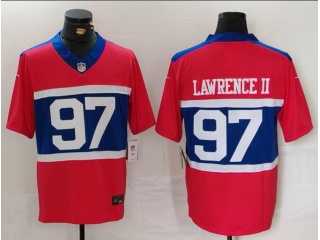 New York Giants #97 Dexter Lawrence II Vapor F.U.S.E. Limited Jersey Century Red