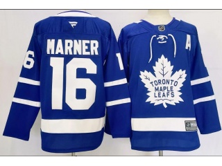 Fanatics Toronto Maple Leafs #16 Mitch Marner Hockey Jersey Blue