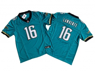 Jacksonville Jaguars #16 Trevor Lawrence Prowler Throwback F.U.S.E. Jersey Teal