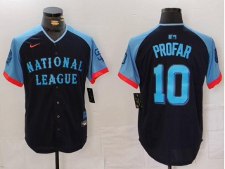 San Diego Padres #10 Jurickson Profar 2024 MLB All-Star Game Limited Player Jersey Navy Blue