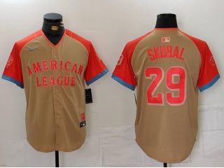 Detroit Tigers #29 Tarik Skubal 2024 MLB All-Star Game Limited Player Jersey Cream