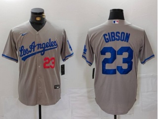 Los Angeles Dodgers #23 Kirk Gibson Limited Players Jersey Gery