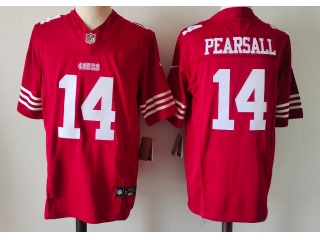 San Francisco 49ers #14 Ricky Pearsall F.U.S.E Limited Jersey Red