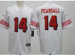 San Francisco 49ers #14 Ricky Pearsall Color Rush Limited Jersey White 