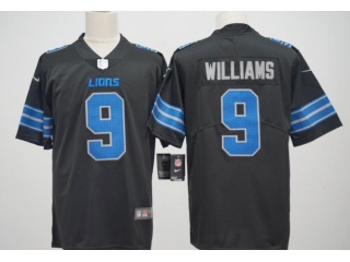 Detroit Lions #9 Jameson Williams Vapor Limited Jersey Black