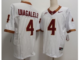 Florida State Seminoles #4 DJ Uiagalelei Limited Jersey White