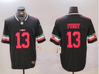 San Francisco 49ers #13 Brock Purdy Mexico Edition Jersey Black