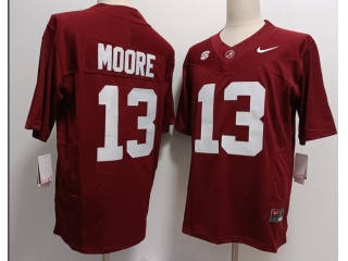 Alabama Crimson Tide #13 Malachi Moore F.U.S.E Limited Jersey Red