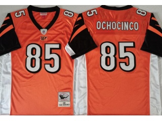 Cincinnati Bengals #85 Chad Ochocinco Throwback Jersey Orange