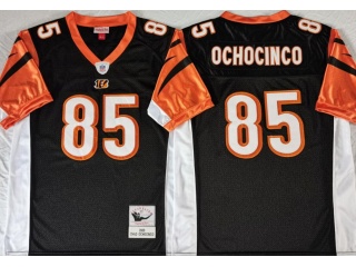 Cincinnati Bengals #85 Chad Ochocinco Throwback Jersey Black