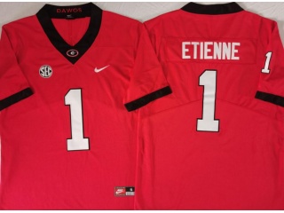 Georgia Bulldogs #1 Trevor Etienne Limited Jersey Red