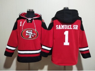 San Francisco 49ers #1 Deebo Samuel Sr. Hoodie Red