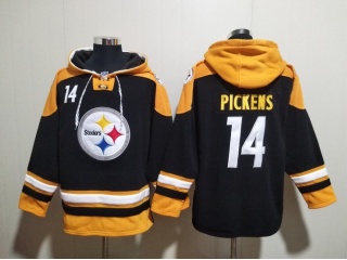 Pittsburgh Steelers #14 George Pickens Hoodie Black