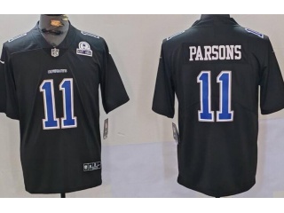 Dallas Cowboys #11 Micah Parsons  Throwback Jersey Black 