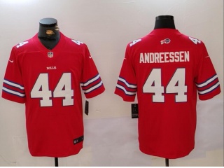 Buffalo Bills #44 Joe Andreessen Vapor Limited Jersey Red